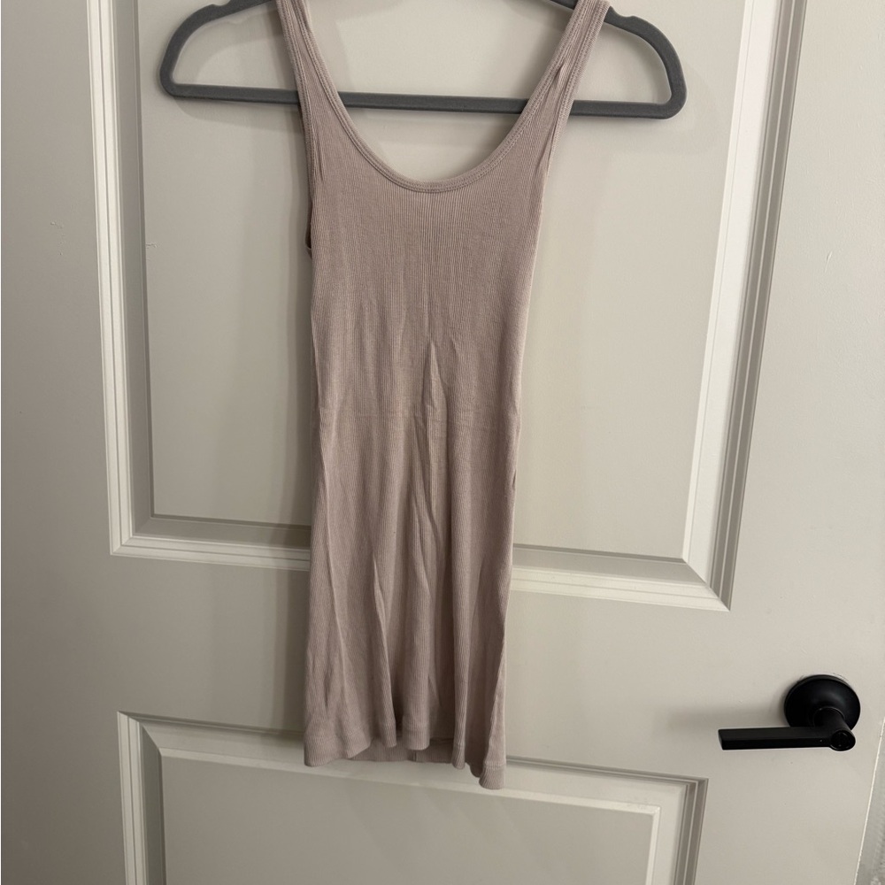 Vince Taupe Sleeveless Tank Top